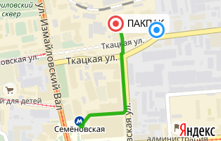 Карта проезда в офис ПАКПАК.РУ